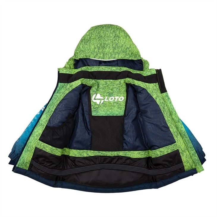 printing boy ski jacket-2
